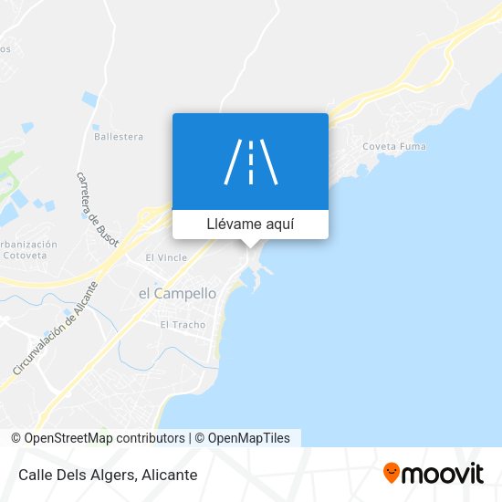 Mapa Calle Dels Algers