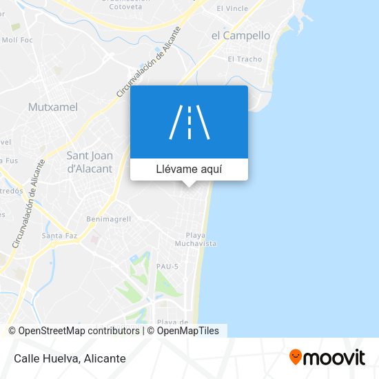 Mapa Calle Huelva