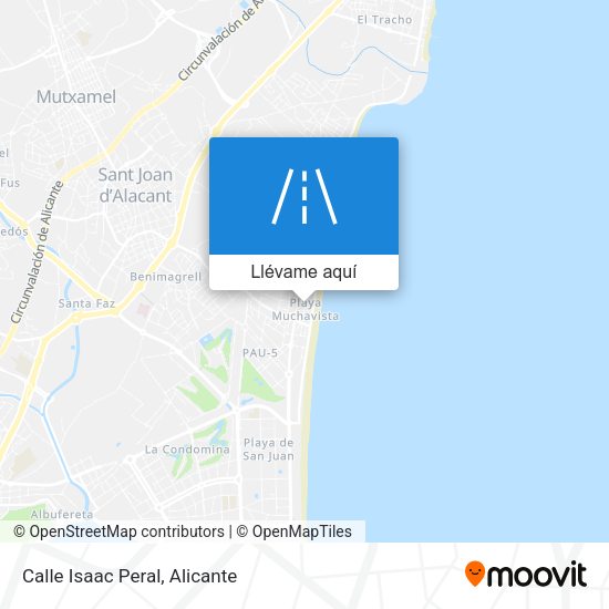 Mapa Calle Isaac Peral