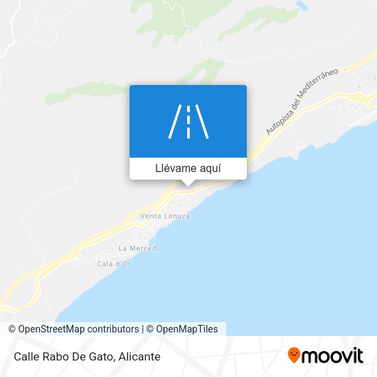 Mapa Calle Rabo De Gato