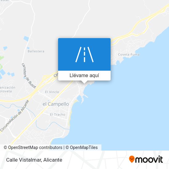 Mapa Calle Vistalmar