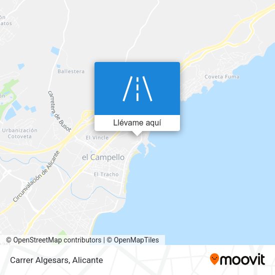 Mapa Carrer Algesars