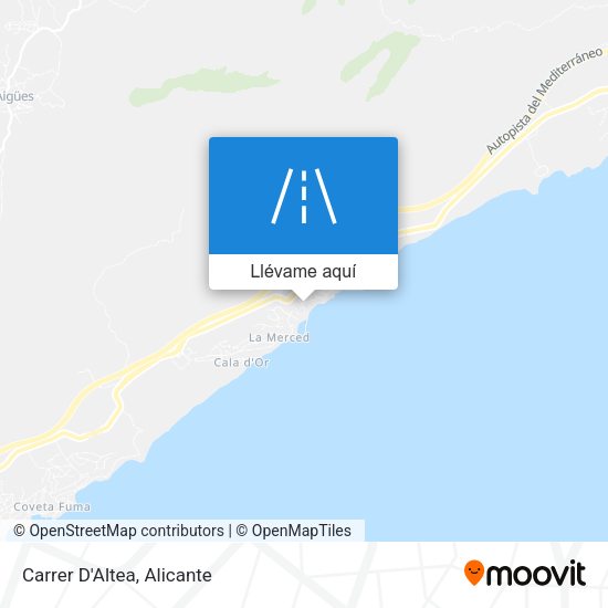 Mapa Carrer D'Altea