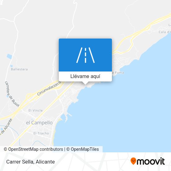 Mapa Carrer Sella