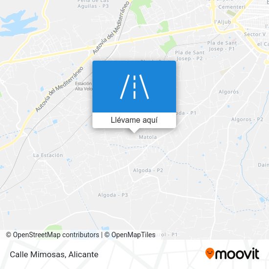 Mapa Calle Mimosas