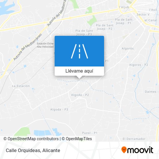 Mapa Calle Orquideas