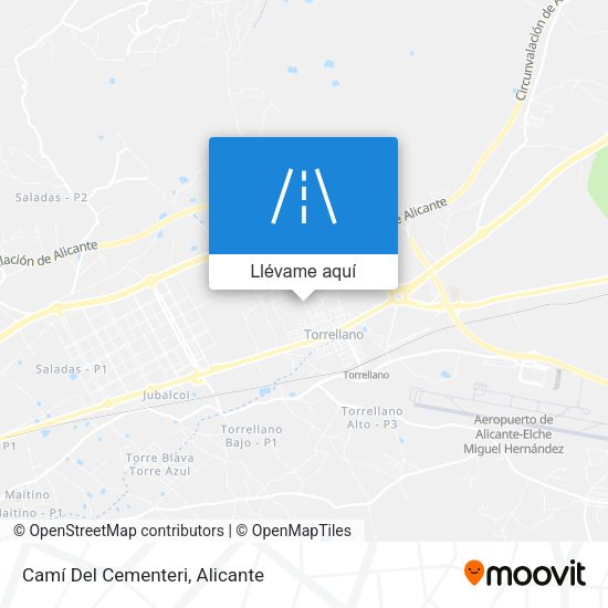 Mapa Camí Del Cementeri