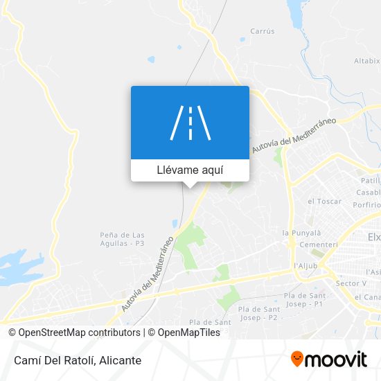Mapa Camí Del Ratolí