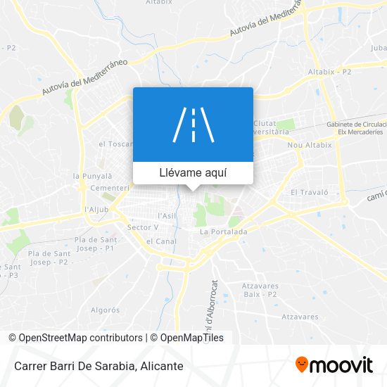 Mapa Carrer Barri De Sarabia