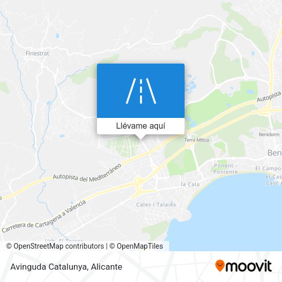 Mapa Avinguda Catalunya
