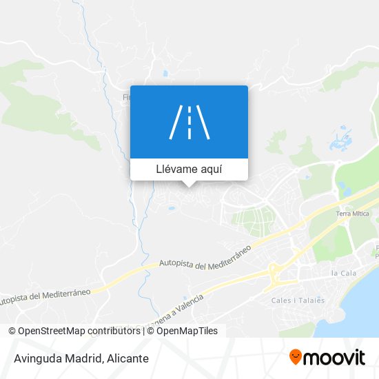 Mapa Avinguda Madrid