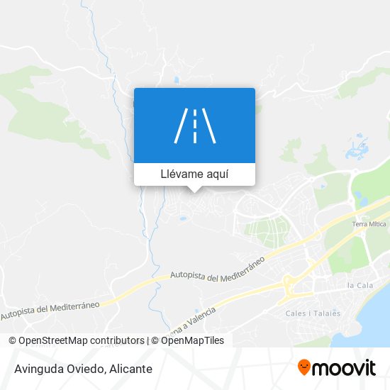 Mapa Avinguda Oviedo