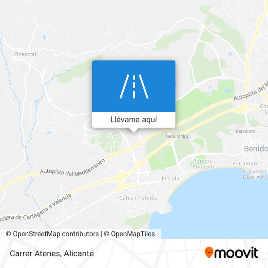 Mapa Carrer Atenes