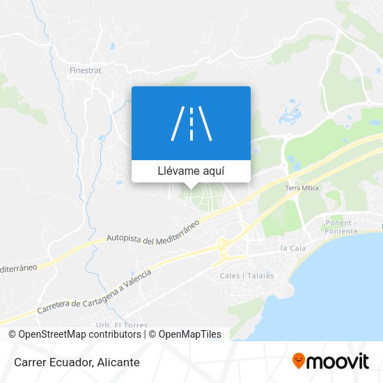 Mapa Carrer Ecuador