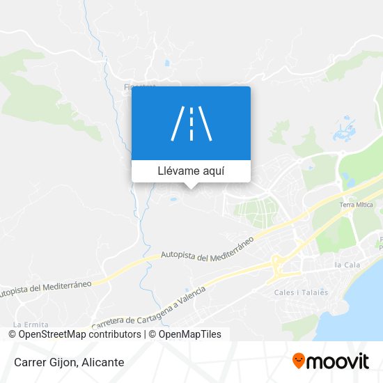 Mapa Carrer Gijon