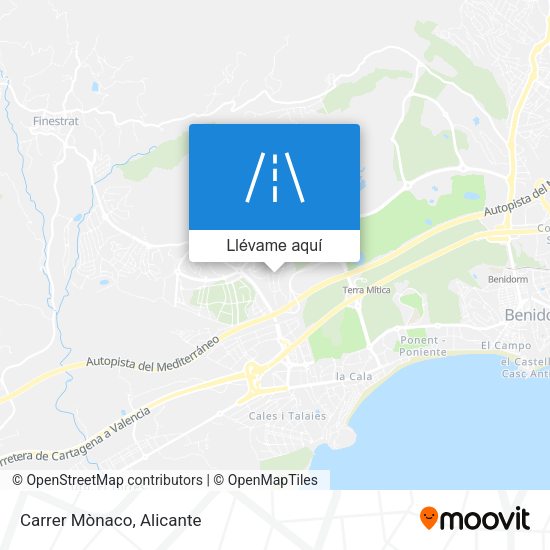 Mapa Carrer Mònaco