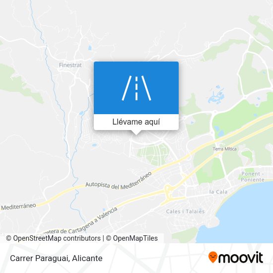 Mapa Carrer Paraguai