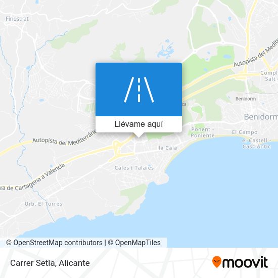 Mapa Carrer Setla