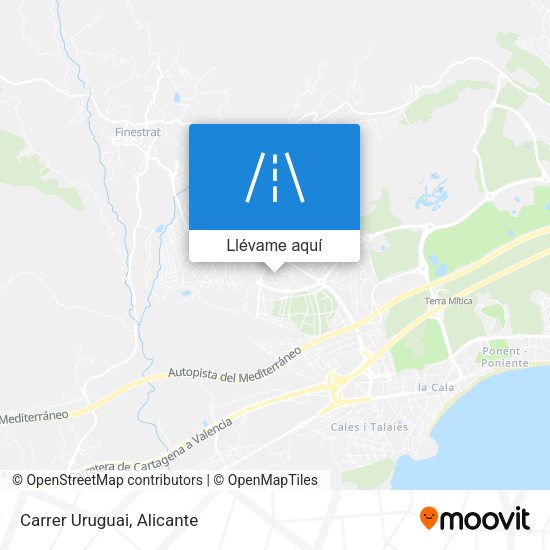Mapa Carrer Uruguai