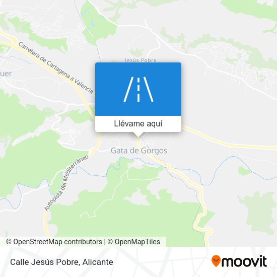 Mapa Calle Jesús Pobre