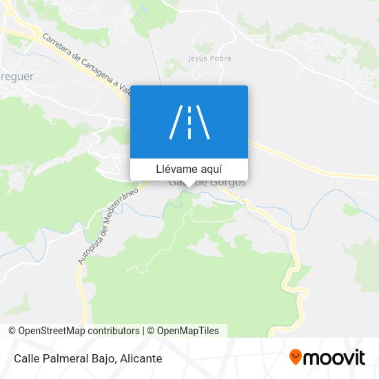 Mapa Calle Palmeral Bajo