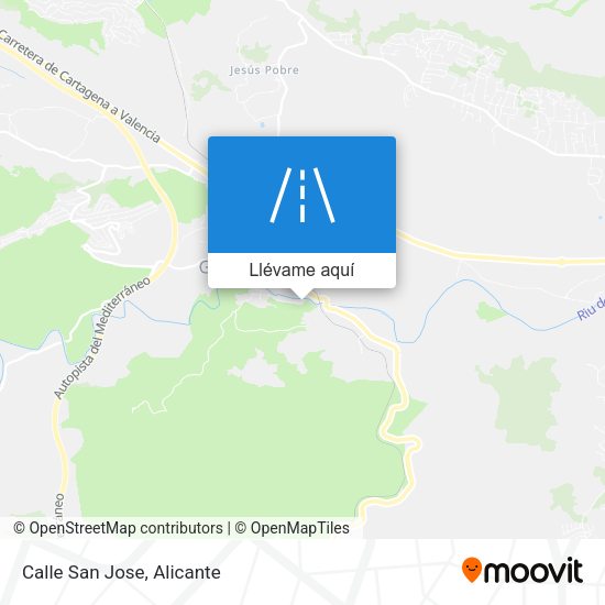 Mapa Calle San Jose