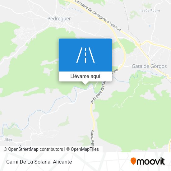 Mapa Cami De La Solana