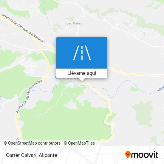 Mapa Carrer Calvari