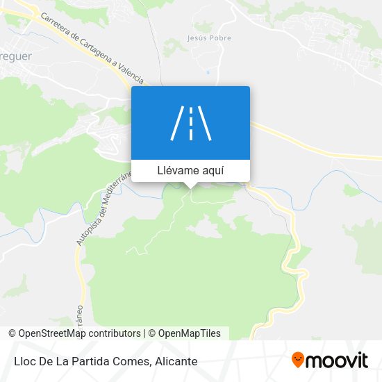 Mapa Lloc De La Partida Comes