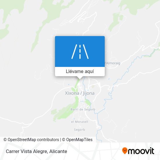 Mapa Carrer Vista Alegre