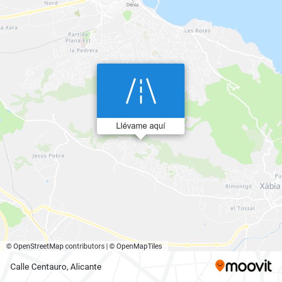 Mapa Calle Centauro