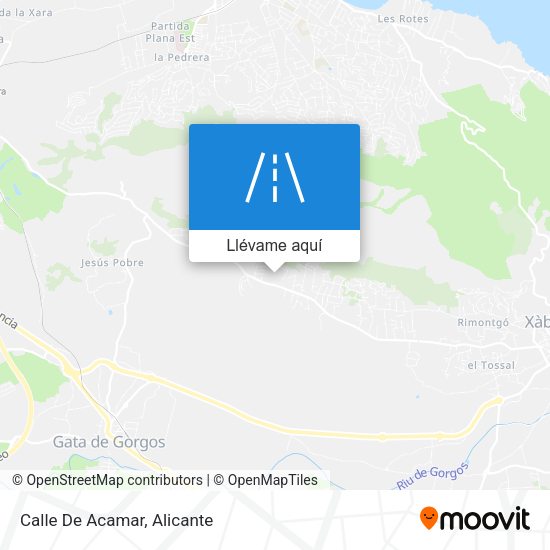 Mapa Calle De Acamar
