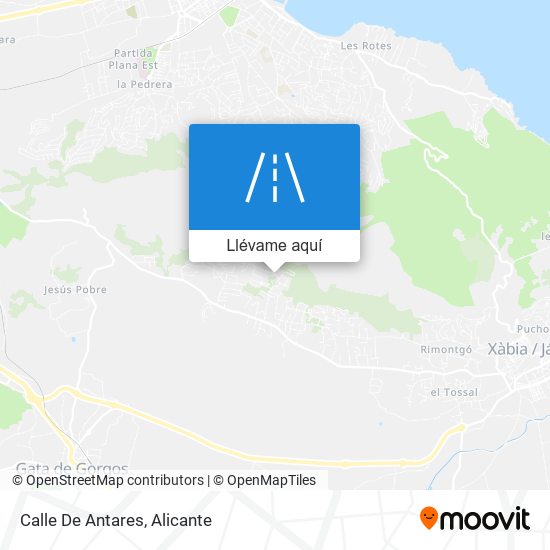 Mapa Calle De Antares
