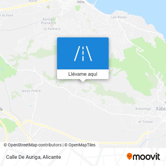 Mapa Calle De Auriga