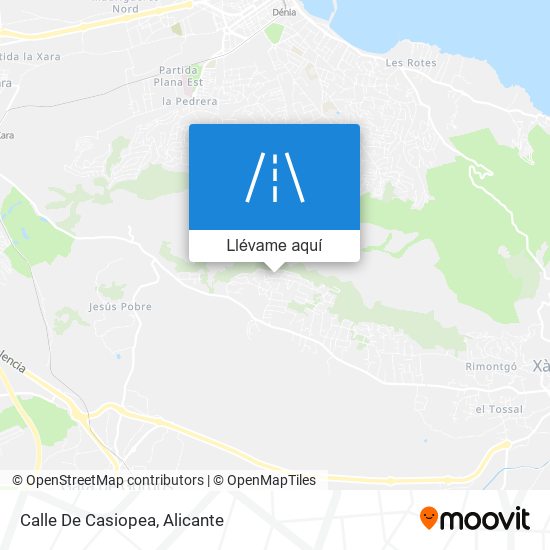 Mapa Calle De Casiopea