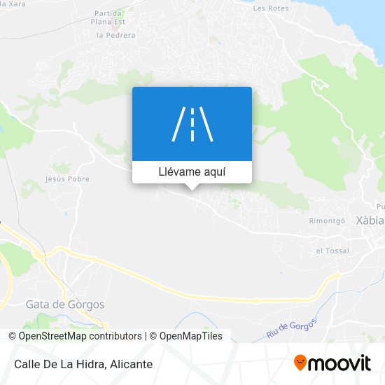Mapa Calle De La Hidra