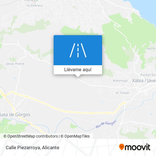 Mapa Calle Piezarroya