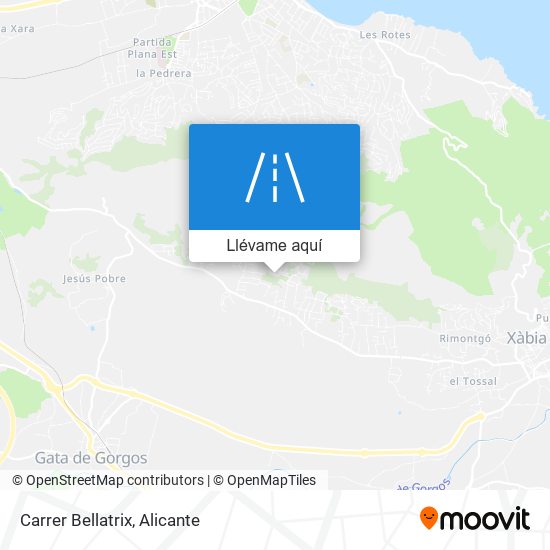 Mapa Carrer Bellatrix
