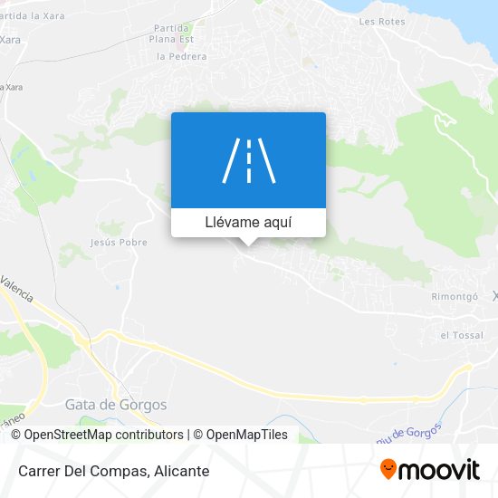 Mapa Carrer Del Compas