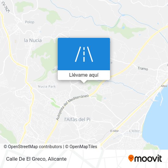 Mapa Calle De El Greco