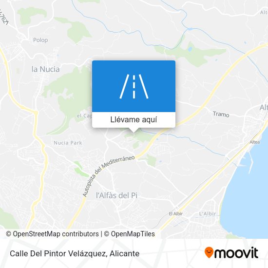 Mapa Calle Del Pintor Velázquez