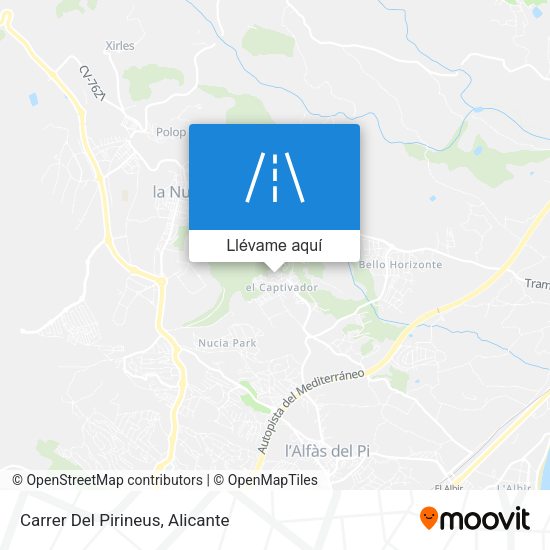 Mapa Carrer Del Pirineus