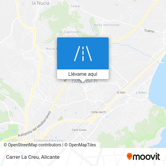 Mapa Carrer La Creu