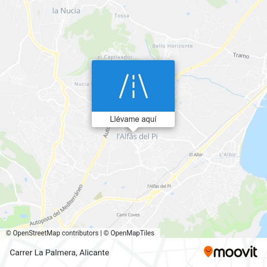 Mapa Carrer La Palmera