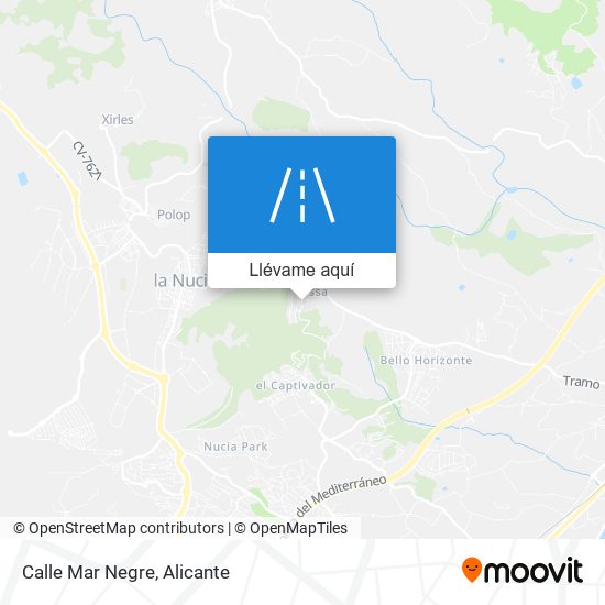 Mapa Calle Mar Negre