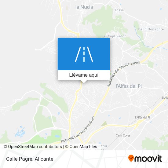 Mapa Calle Pagre