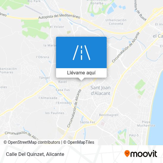 Mapa Calle Del Quinzet