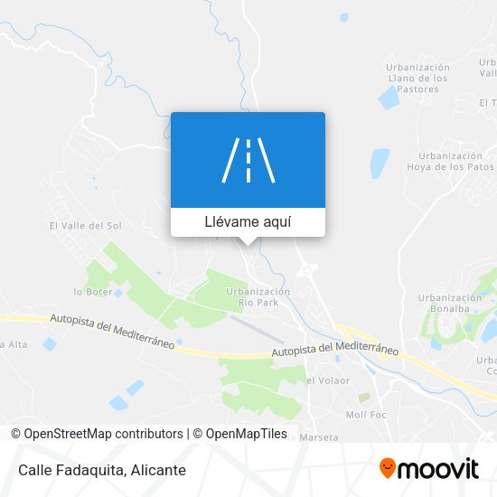 Mapa Calle Fadaquita