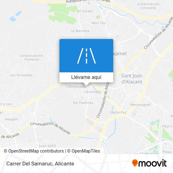 Mapa Carrer Del Samaruc
