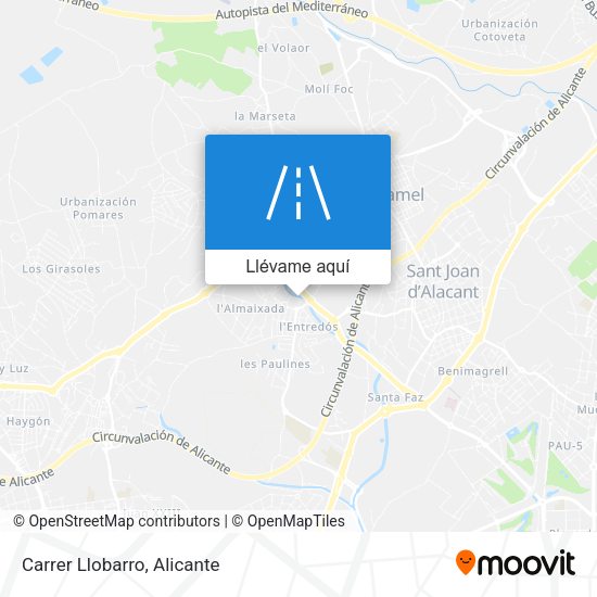 Mapa Carrer Llobarro